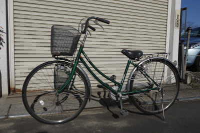 緑自転車画像